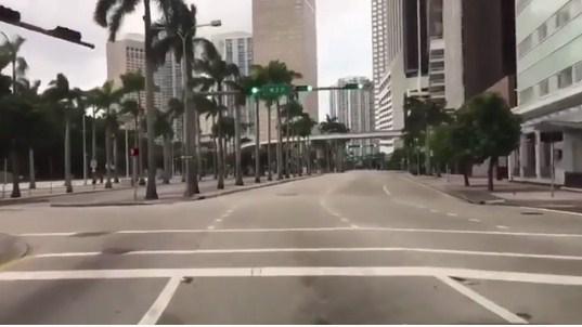 Pogledajte puste ulice Majamija: Vožnja automobilom ledi krv u žilama