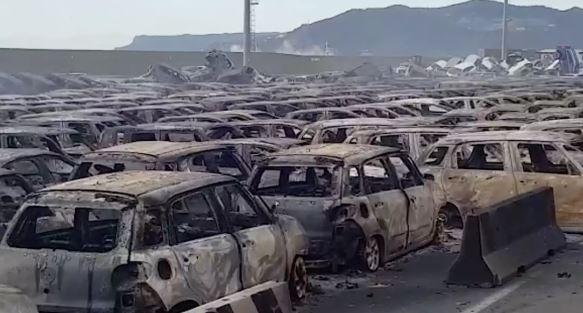 Pogledajte video: Stotine novih Maseratija i FIAT-a iz Kragujevca izgorjele u luci
