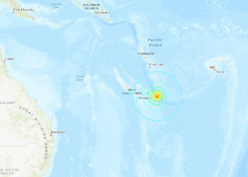Jak zemljotres pogodio Novu Kaledoniju, izdato upozorenje za cunami
