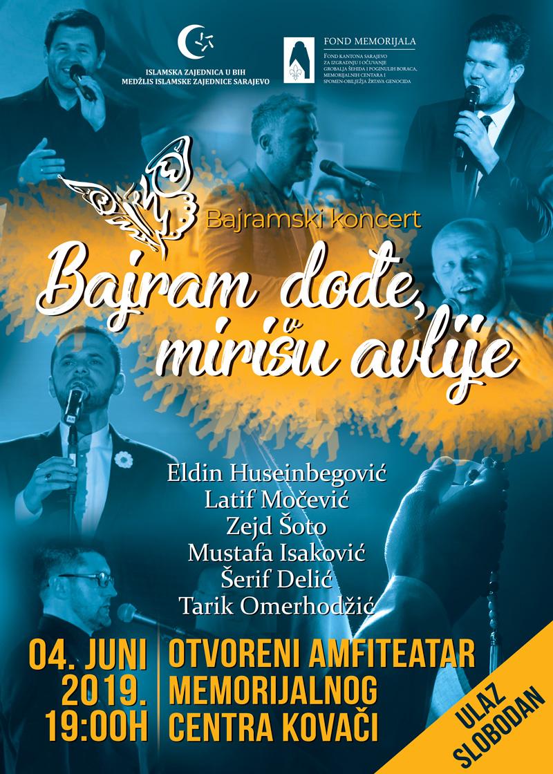Bajramski koncert na Dan šehida i memorijalna šetnja od Spomenika ubijenoj djeci do Kovača