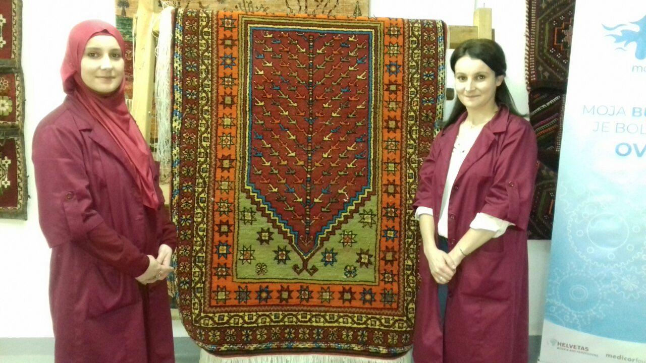 Sestre Arnesa i Mirnesa istkale prvi tepih
