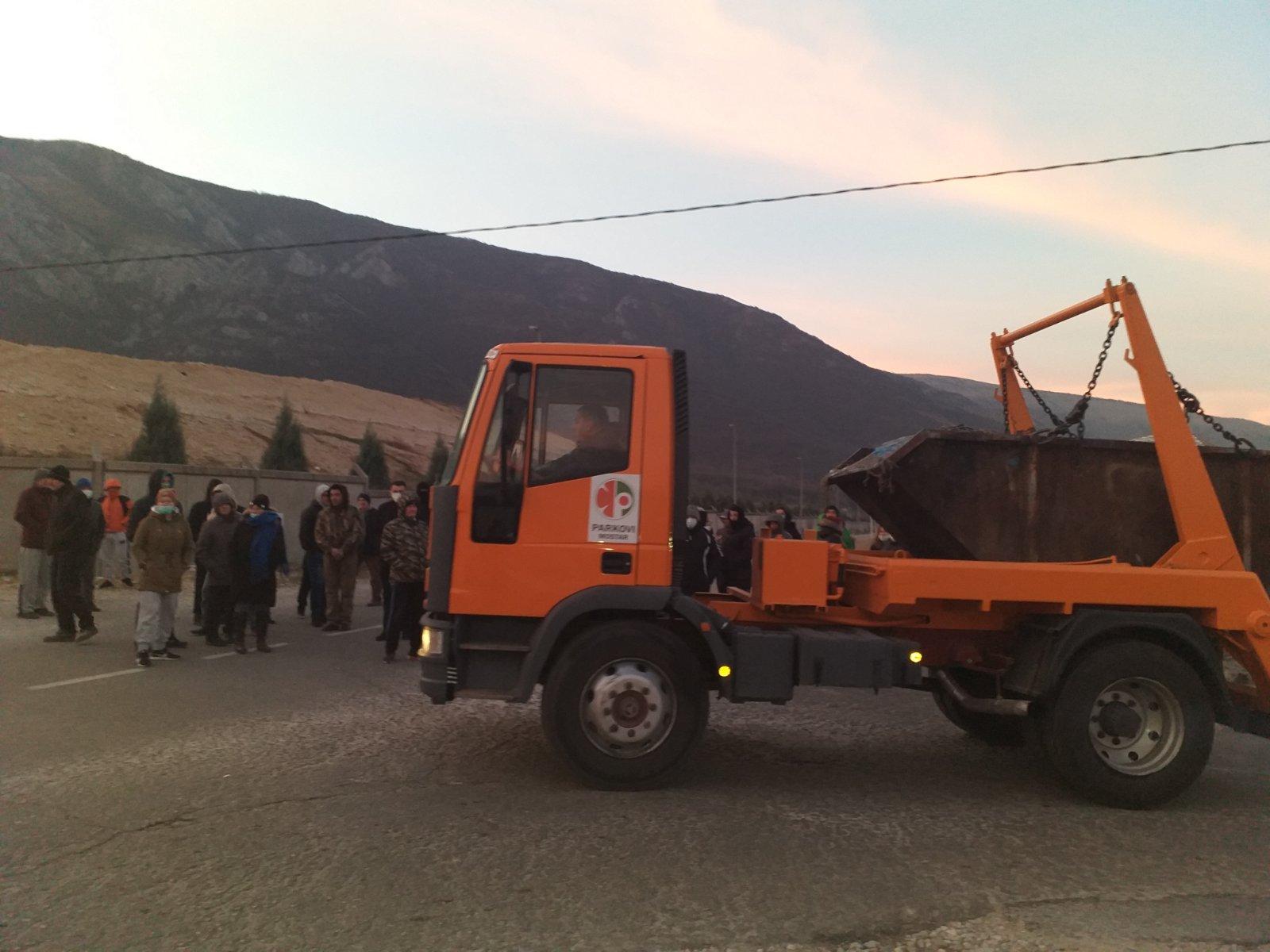 Mostarska deponija ''Uborak'' bila blokirana dva sata