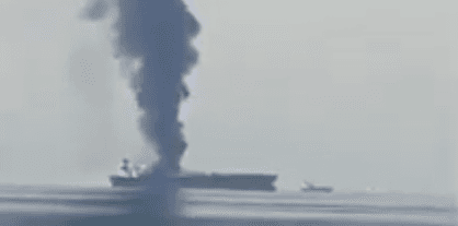 Gori tanker u blizini Ujedinjenih Arapskih Emirata, mornari spašeni