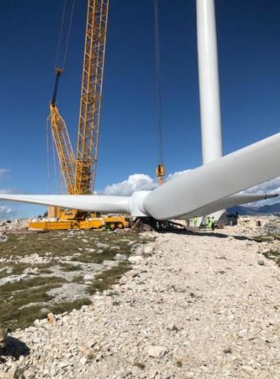 Instaliran prvi džinovski agregat vjetroelektrane na Podveležju