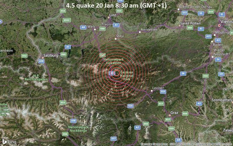 Potres jačine 4,5 u Austriji - Avaz