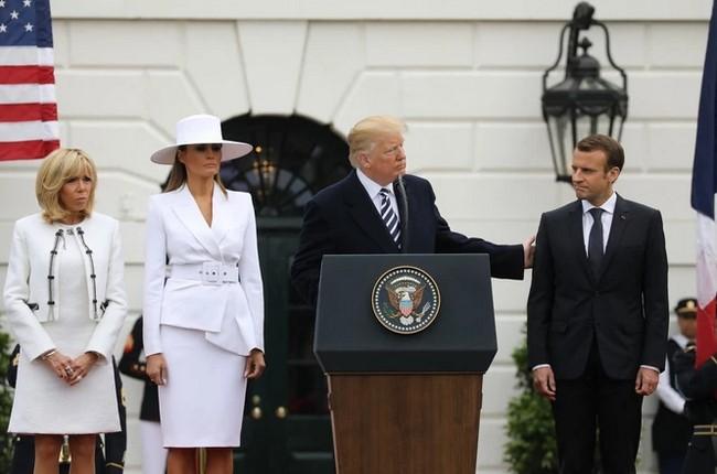 Posjeta francuskog predsjednika i njegove supruge u Bijeloj kući - Avaz