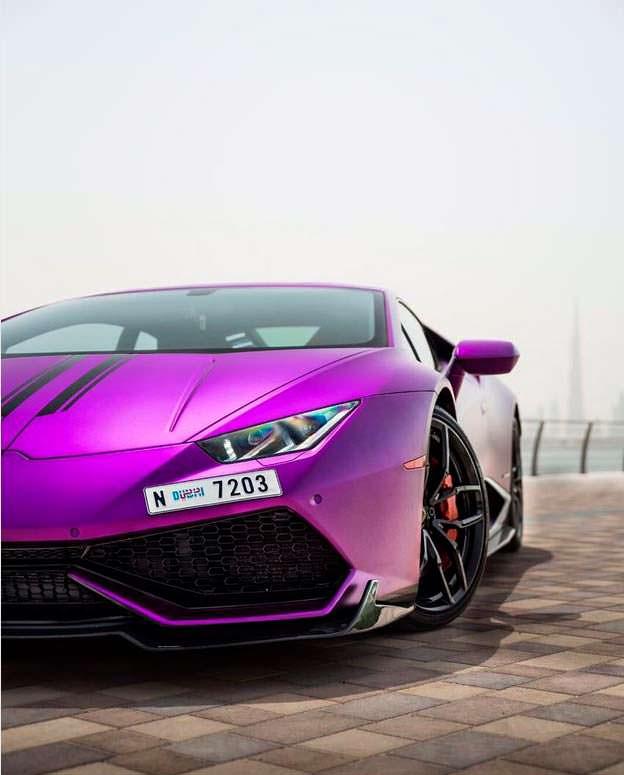 Unikatni ljubičasti Lamborghini Huracan Razmig, vlasnica je žena