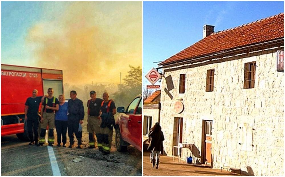 Vatrogasci u Bileći spasili kultnu kafanu "Uskok"