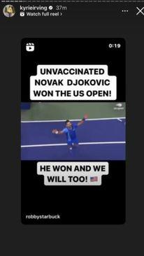 Objava Irvinga na Instagramu - Avaz