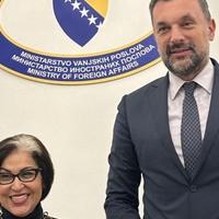 Ministar Konaković susreo se s ambasadoricom UAE za BiH Nabilom Al-Šamsi