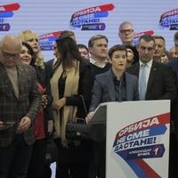 Brnabić: Nakon pola prebrojanih mjesta imamo 47,1 posto glasova, u Beogradu tek počeli pristizati prvi rezultati