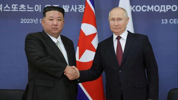 Kim Jong Un i Vladimir Putin - Avaz