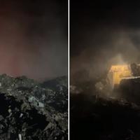 Neumorni radnici zatrpavaju deponiju kod Goražda nakon požara 