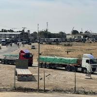 Prvi konvoj pomoći UAE-a stigao kopnom na sjever Pojasa Gaze
