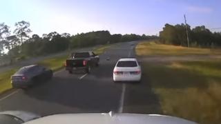 Video / Vozač izbjegao životinju na cesti, pa napravio lančani sudar