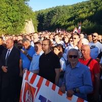 Završen skup podrške Dodiku na putu Mostar-Nevesinje