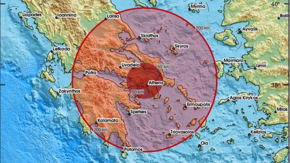Jak zemljotres pogodio Grčku - Avaz