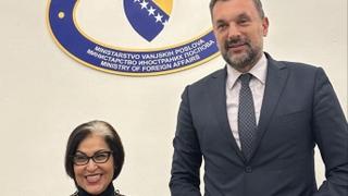 Ministar Konaković susreo se s ambasadoricom UAE za BiH Nabilom Al-Šamsi
