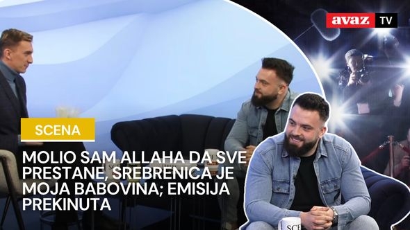 Video / Sadik Hasanović: Molio sam Allaha da sve prestane, Srebrenica je moja babovina; Emisija prekinuta
