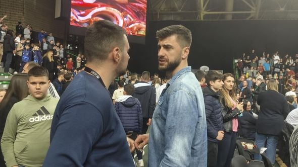 Kapiten KK Bosna Haris Delalić prati susret Dubaija i Crvene zvezde
