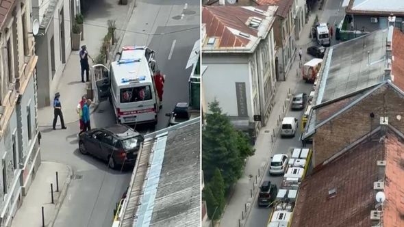 Video / Saobraćajna nesreća na Čobaniji, automobilom udaren motociklista 
