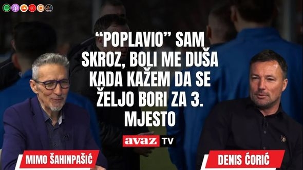 Denis Ćorić: "Poplavio" sam skroz, boli me duša kada kažem da se Željo bori za 3. mjesto