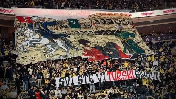 Svi ste vi turski sinovi: Žestoka poruka u Istanbulu dočekala Partizan 