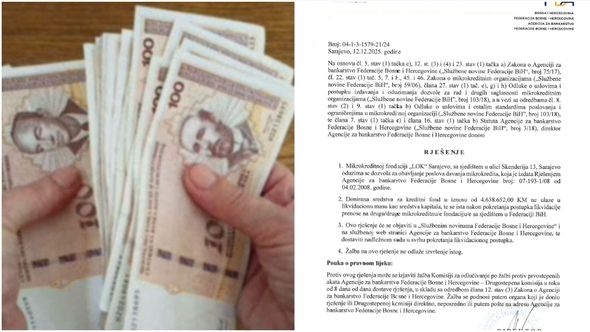 Mikrokreditna organizacija doživjela krah: Zabranjeno im da nastave obavljati poslove