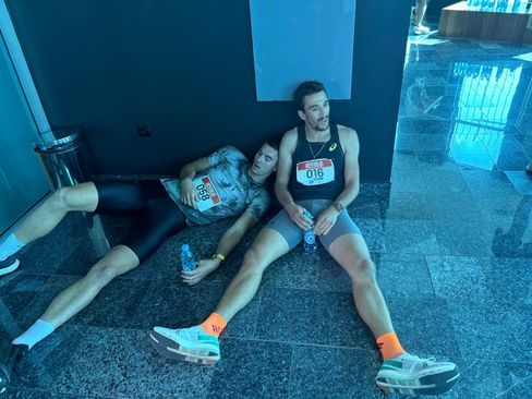 Fotografije same sve govore o težini Avazovog vertikalnog maratona