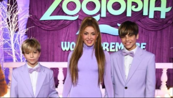 Šakira se na premijeri filma "Zootopia 2" pojavila u pratnji sinova 