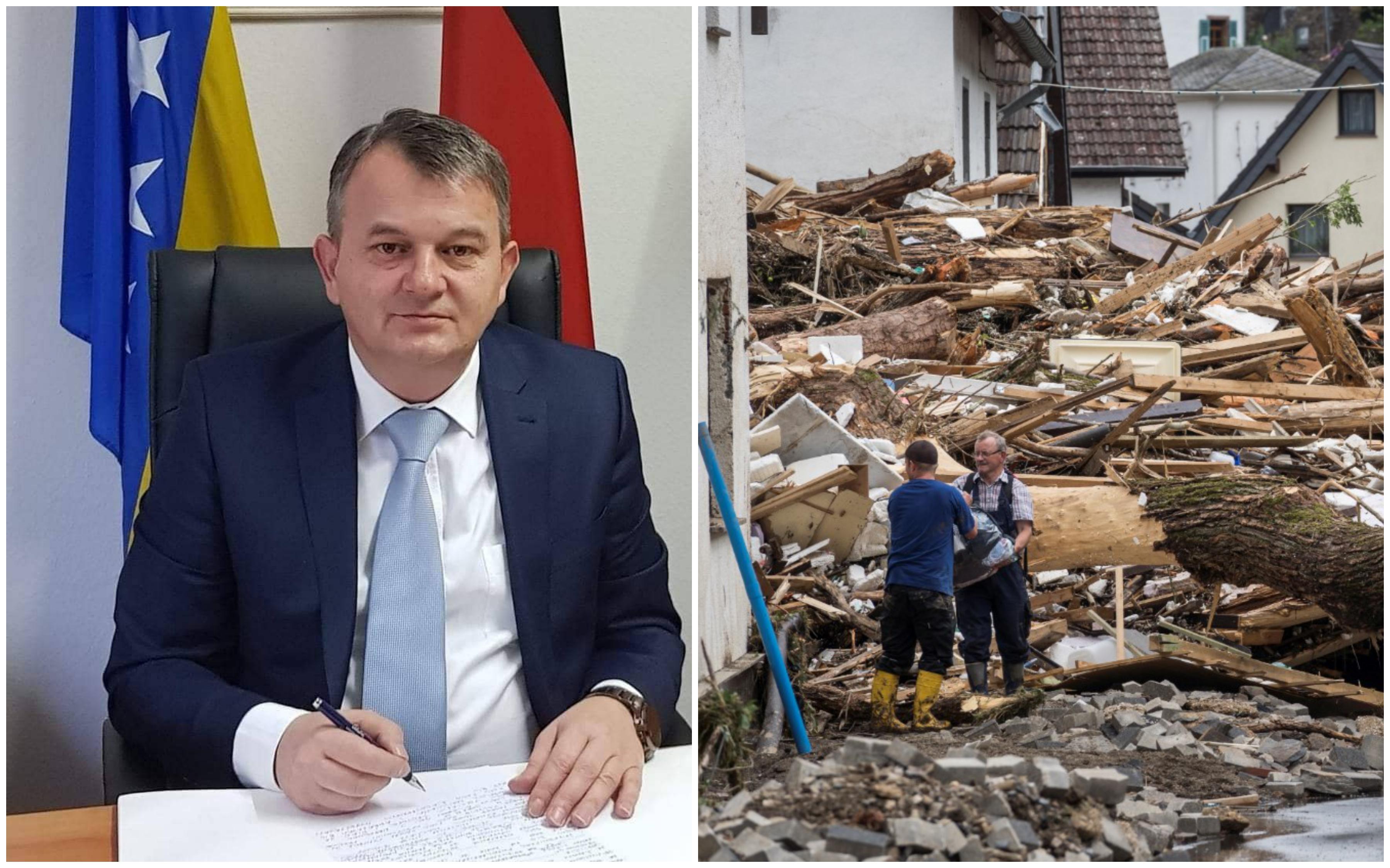 Generalni konzul BiH o poplavama u Njemačkoj: Poplavljena bosanska džamija i nekoliko kuća i stanova