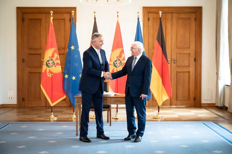 Predsjednik Njemačke uputio čestitku Đukanoviću povodom Dana državnosti Crne Gore