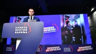 Opoziciona lista "Srbija protiv nasilja" saopćila da očekuje pobjedu u Beogradu
