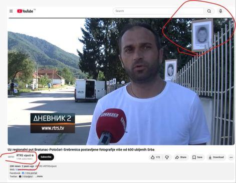 Prilog RTRS-a gdje se vidi fotografija dječaka - Avaz