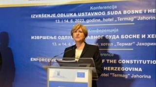 Predsjednica Ustavnog suda BiH: Knežević zaključio bolovanje, doći će na plenarnu sjednicu