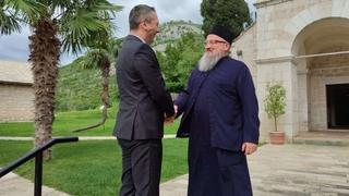 Federalni ministar Dizdar s igumanom Pavlovićem o podršci pravoslavnoj crkvi