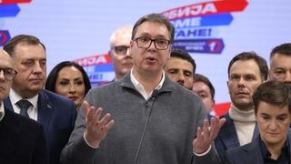 Vučić proglasio pobjedu: Imamo ubjedljivo najviše glasova