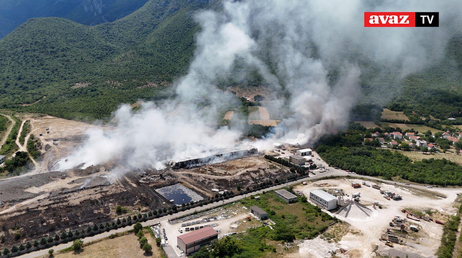 Aerial footage / Third day of drama at Uborak: Residents left without electricity
