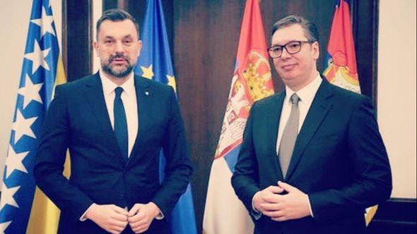 Elmedin Konaković i Aleksandar Vučić - Avaz