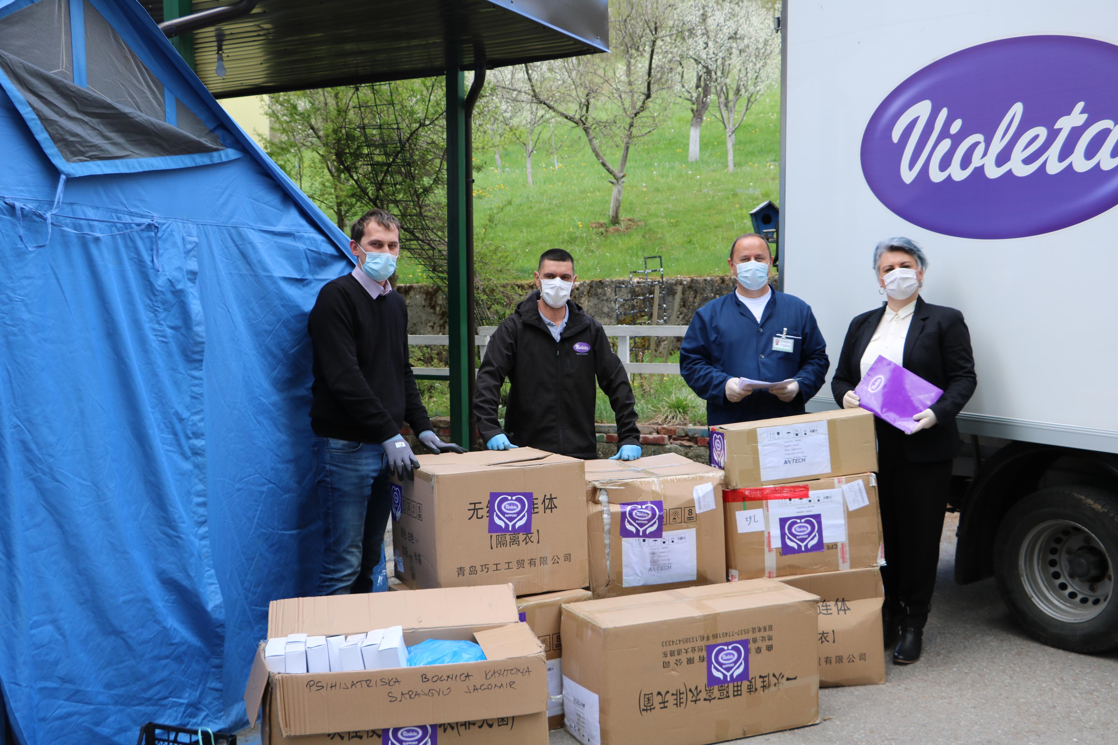 Violetina donacija zaštitne opreme stigla u UKC Sarajevo