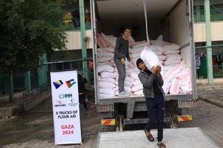„Merhamet“ počeo sa podjelom 100 tona brašna ugroženom stanovništvu u Gazi