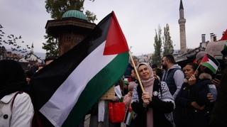 Performans podrške za narod Palestine danas preko puta Vijećnice
