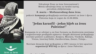 Humanost žena iz BiH: "Jedan karanfil - jedan hljeb za ženu Palestine!"